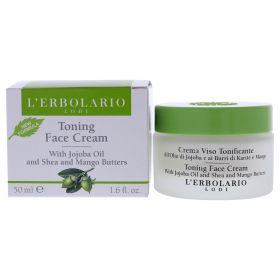 Toning Face Cream by LErbolario for Unisex - 1.6 oz Cream