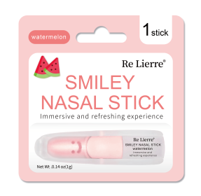 Smiley Nasal Stick (Color: Pink)